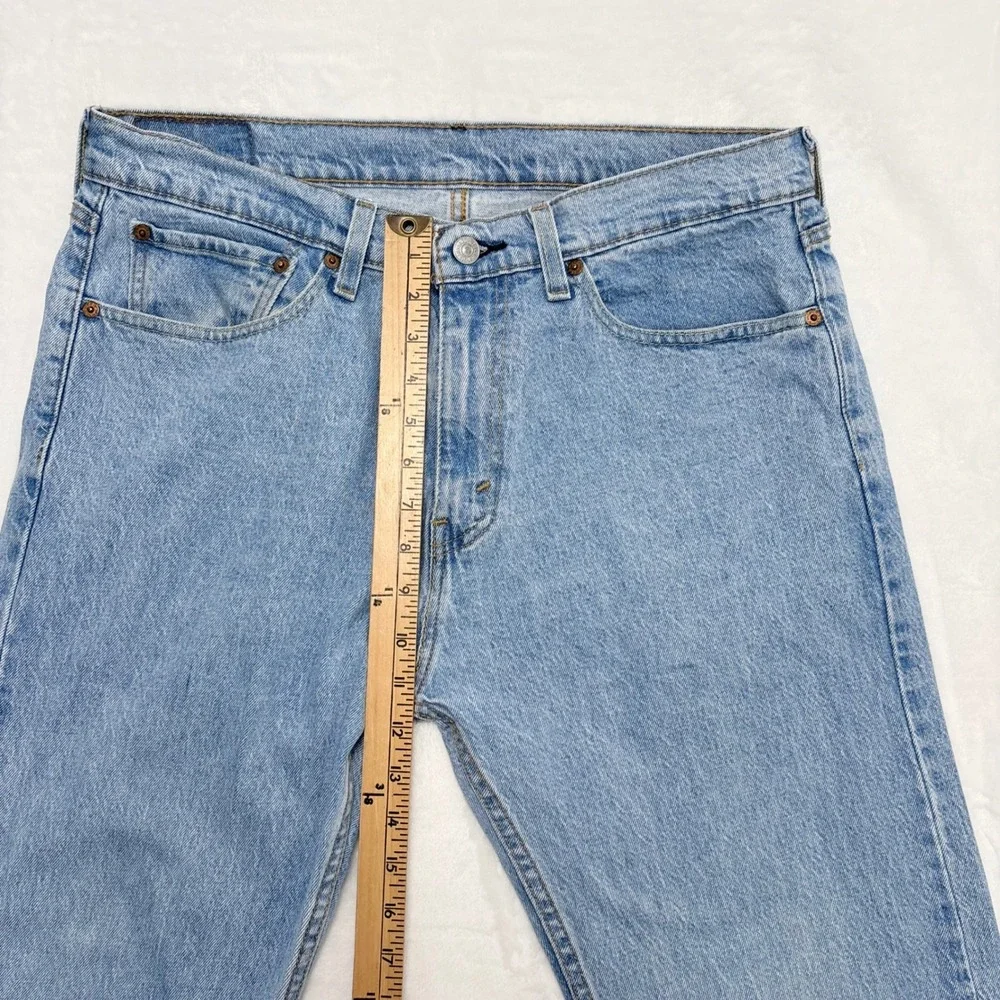 Levi's 505 Light Wash Straight Leg Jeans W34 L30 Skater Normcore Denim